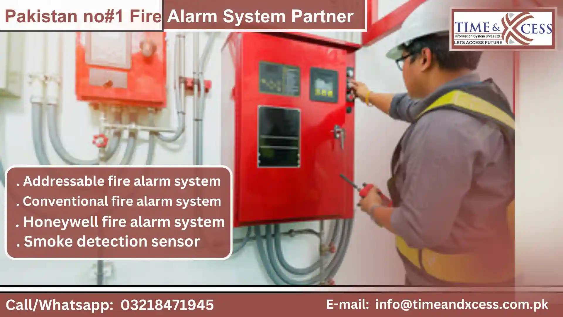 addressable fire alarm system in Lahore