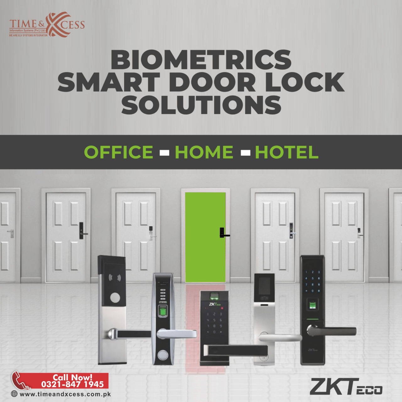 ZKTeco Best Smart Door Lock in Lahore