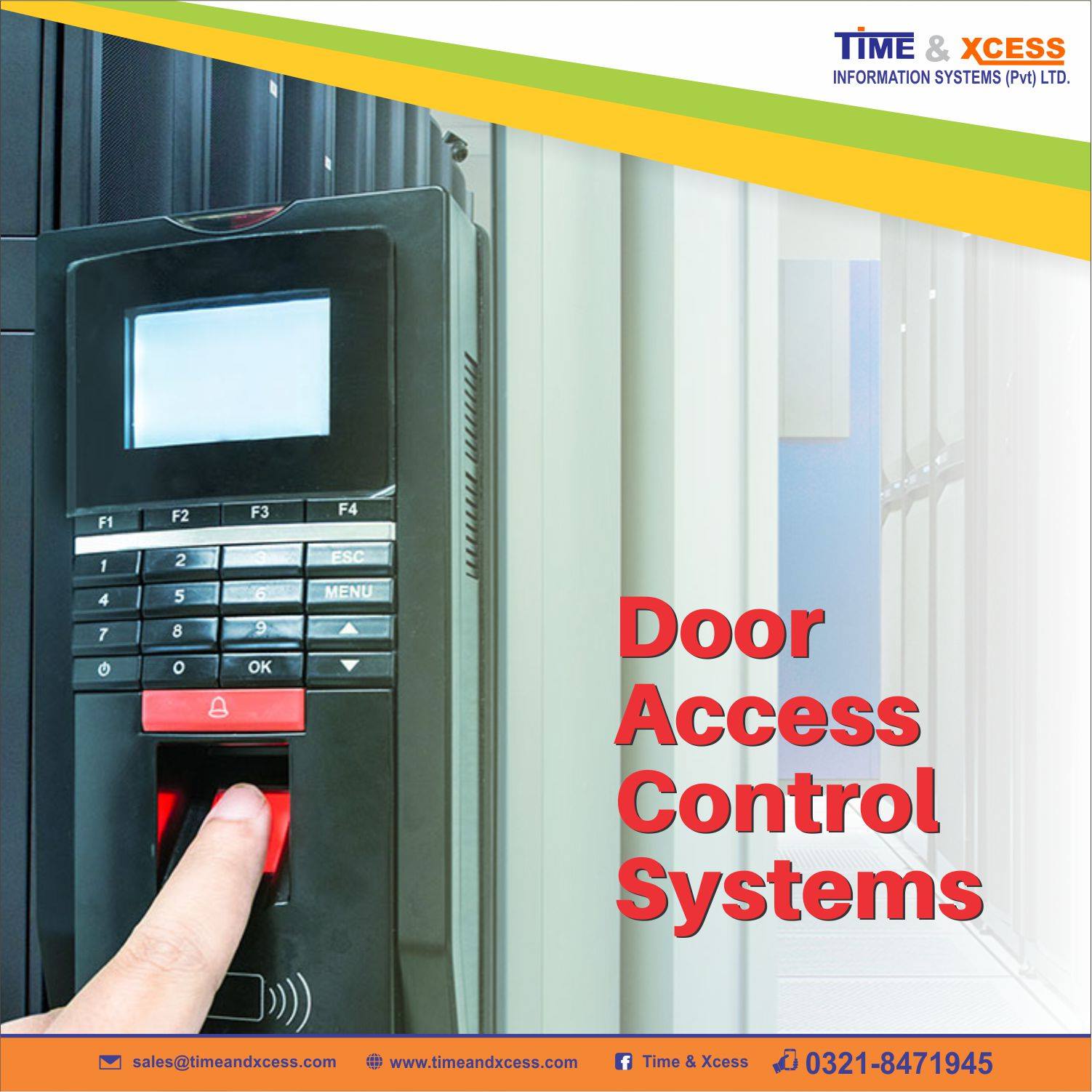 Affordable ZKTecho Fingerprint Door and Biometric Door Lock Price in Lahore, Pakistan - Image 3